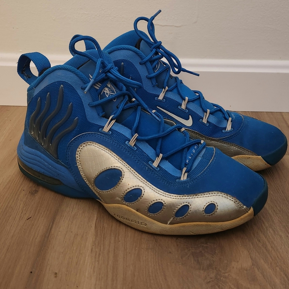 Nike Zoom Sonic Flight Electric Blue Silver - Size 9
